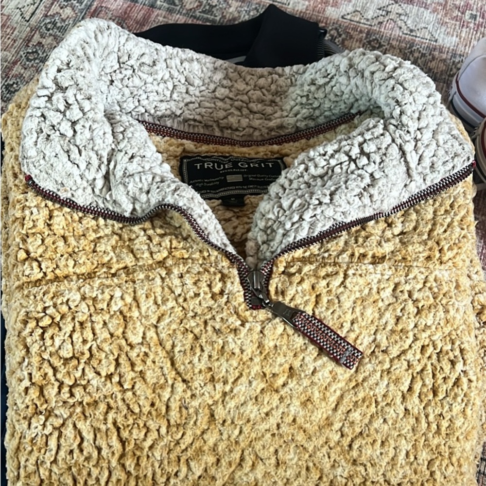 True Grit Golden Sherpa Fleece